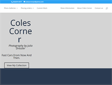 Tablet Screenshot of colescornerimages.com